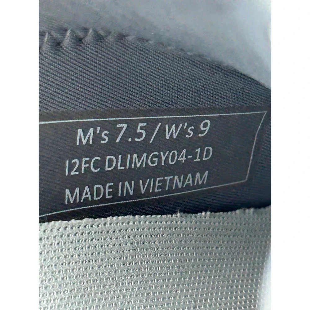 Kizik Lima Storm Gray Hands-Free Slip On Knit Sneakers Men Sz 7.5 Women Sz 9‎